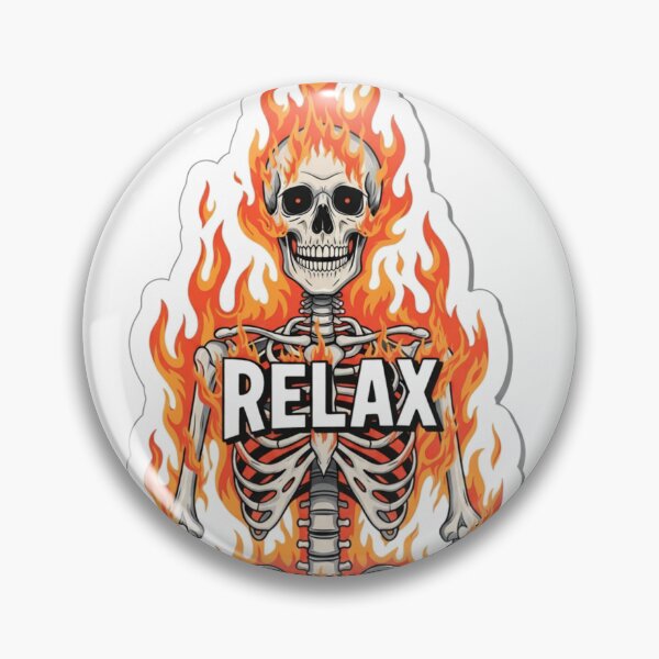 Item preview, Relax Skull designed and sold by Korujito.