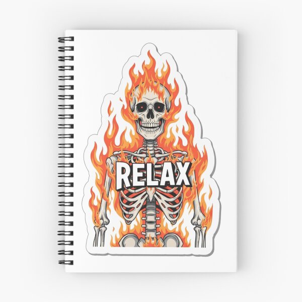 Item preview, Relax Skull designed and sold by Korujito.