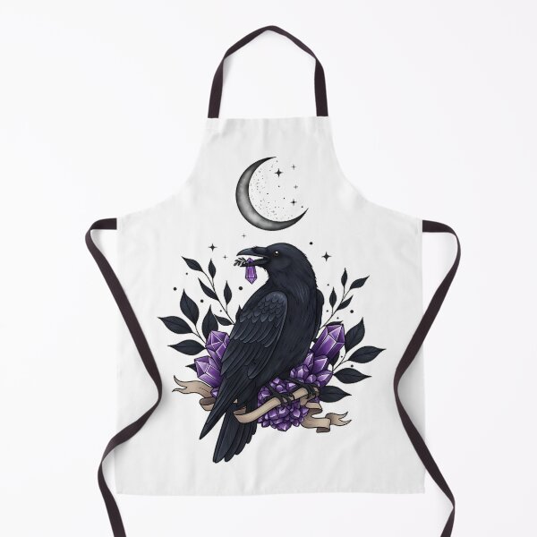Item preview, Crystal Raven Crescent Gift designed and sold by IllumeInk.