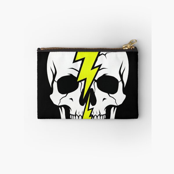 Item preview, Lightning Skull Split designed and sold by Stickersdevelop.