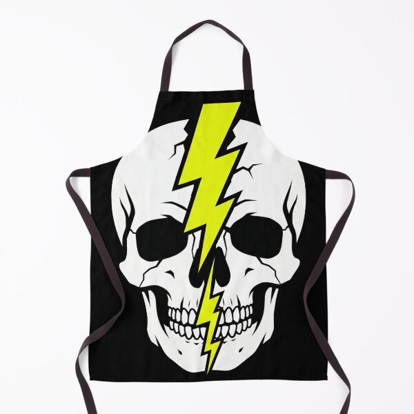 Item preview, Lightning Skull Split designed and sold by Stickersdevelop.