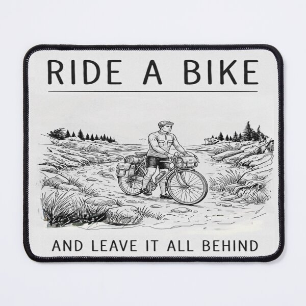 Item preview, Bikepacking ride a bike and leave it all behind designed and sold by Stefanrajzer.