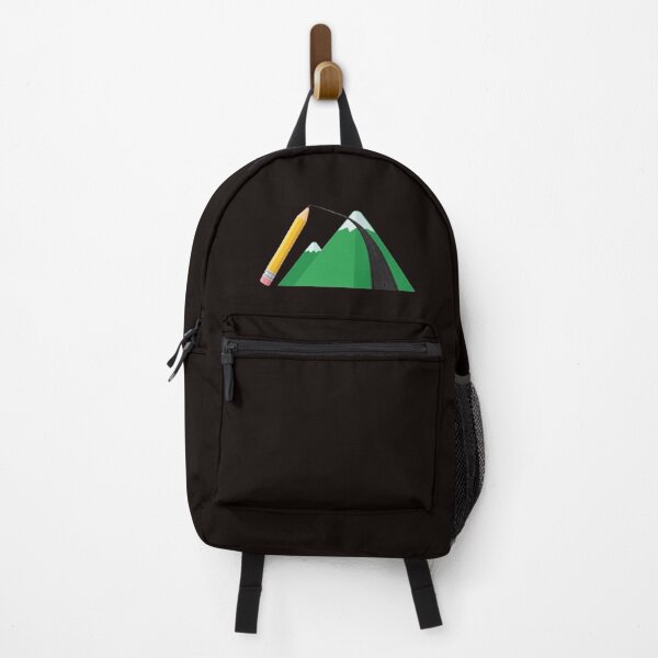 Item preview, Creative Pencil Drawing Road Through Mountains Illustration designed and sold by AbanoubStore.