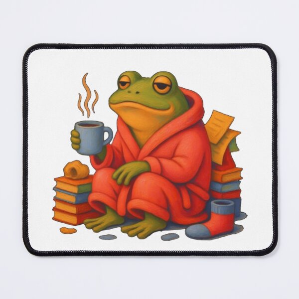 Item preview, Sleepy Frog's Coffee Hour designed and sold by Miheerala.