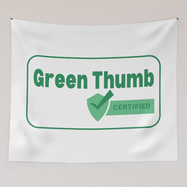 Item preview, Green Thumb Certified Plant Lovers designed and sold by HYPNK.