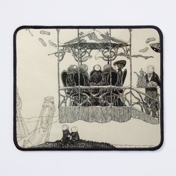 Item preview, - New Upload  - Edward Gorey - (17) - Whimsical Darkness – Gothic Illustration in the Style of Edward Gorey designed and sold by Romero Britto.