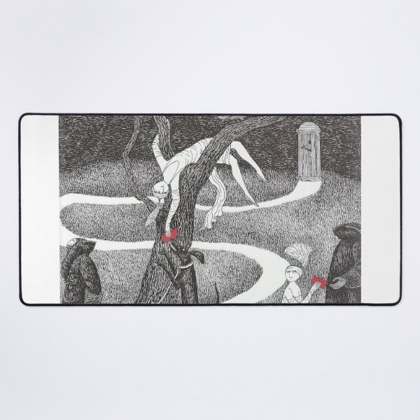 Item preview, - New Upload - Edward Gorey - (18) - Whimsical Darkness – Gothic Illustration in the Style of Edward Gorey designed and sold by Romero Britto.