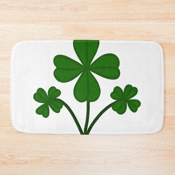 Item preview, Lucky Clover Illustration, Four Leaf Shamrock, Cute Green Botanical, St Patrick’s Day Design designed and sold by Ninjaja.