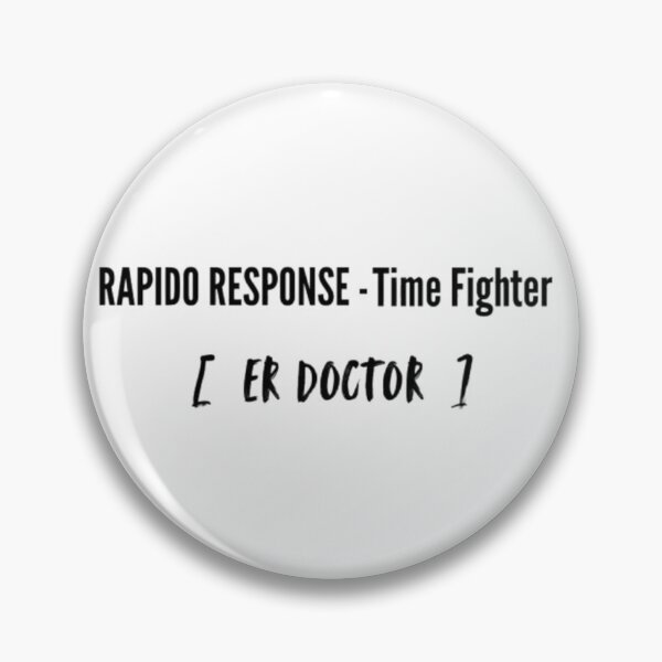 Item preview, Rapid Response Time Fighter ER Doctor T-Shirt | Emergency Team Tee designed and sold by OffScripted.