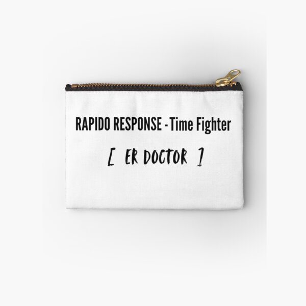 Item preview, Rapid Response Time Fighter ER Doctor T-Shirt | Emergency Team Tee designed and sold by OffScripted.