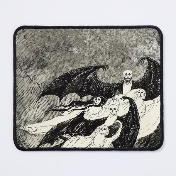 Item preview, - New Upload  - Edward Gorey - (24) - Whimsical Darkness – Gothic Illustration in the Style of Edward Gorey designed and sold by Romero Britto.