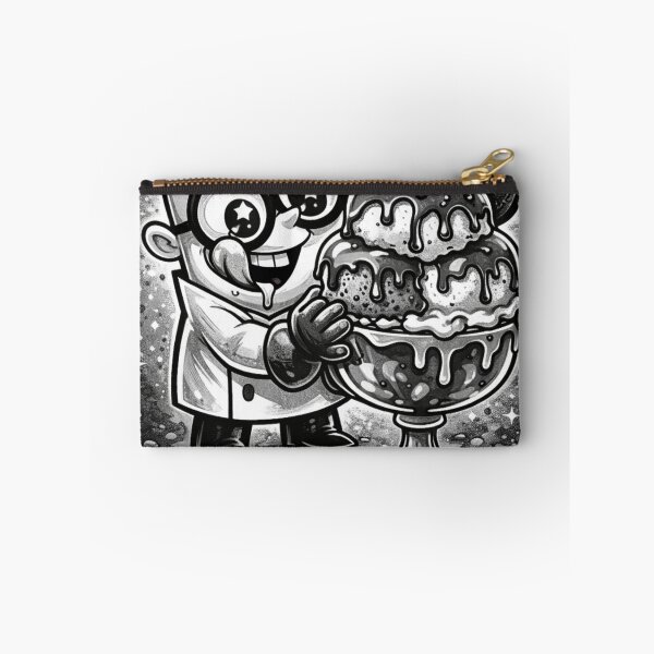 Item preview, Funny Cartoon Scientist with Dessert Black and White T-Shirt Design | Cute Nerd Sweet Tooth Graphic designed and sold by Aniahck.