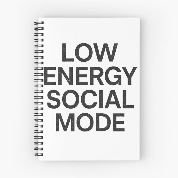 Item preview, Low Energy Social Fashion - Minimalist Streetwear Typography Shirt designed and sold by designerr23 ⭐⭐⭐⭐⭐.