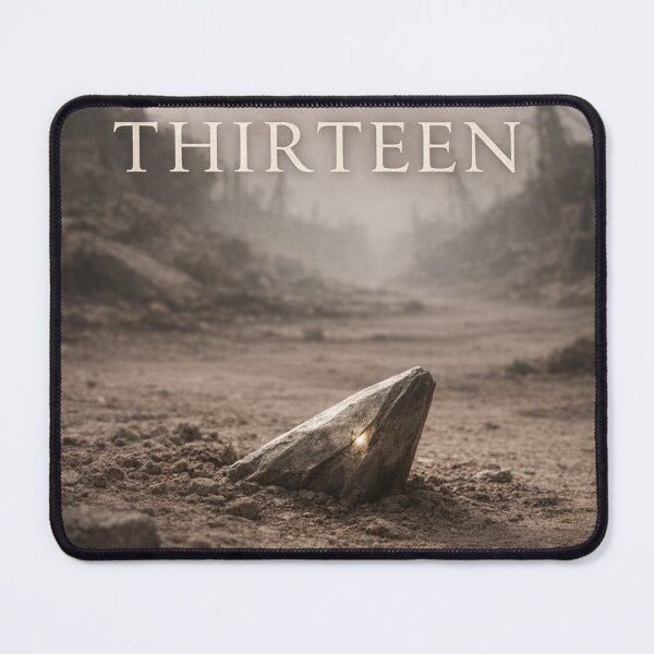Item preview, Post-Apocalyptic Crystal Wall Art | Dystopian Wasteland Sci-Fantasy Book Cover Print | Zone Thirteen designed and sold by Element Horizon Studio.
