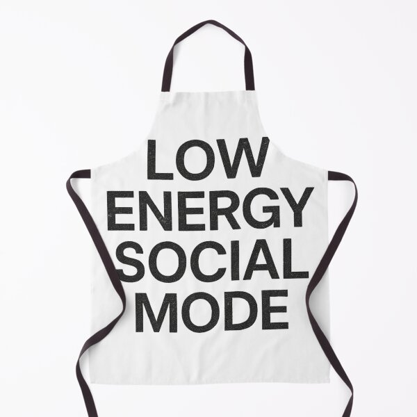 Item preview, Low Energy Social Fashion - Minimalist Streetwear Typography Shirt designed and sold by designerr23 ⭐⭐⭐⭐⭐.