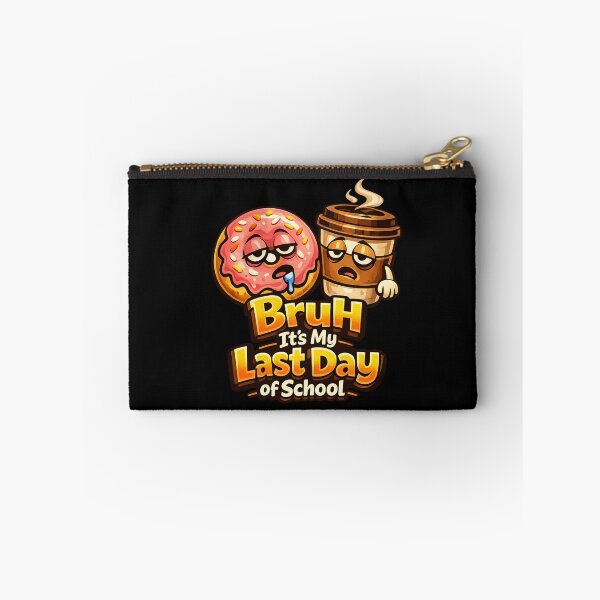 Item preview, Bruh It’s My Last Day of School Coffee and Donut Funny Graduation Tired Student Meme Gift designed and sold by Im-Ara.