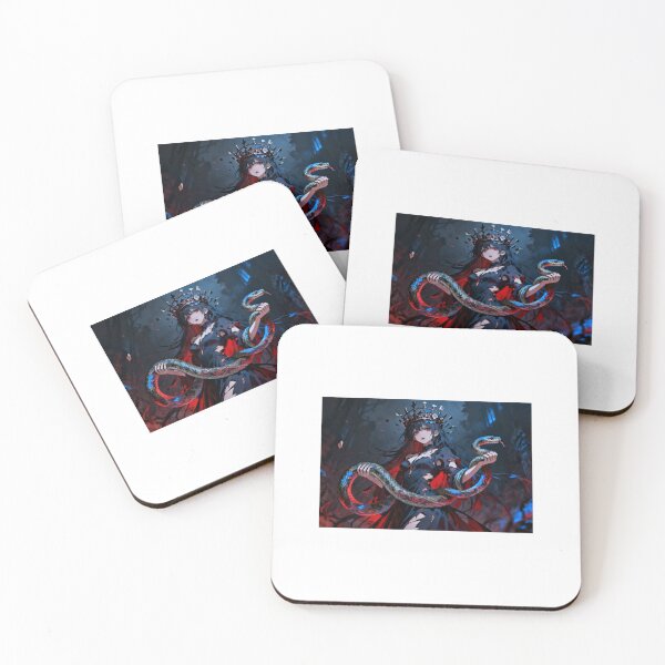 Item preview, Gothic Art Style Anime Girl with Snake designed and sold by AllxN.