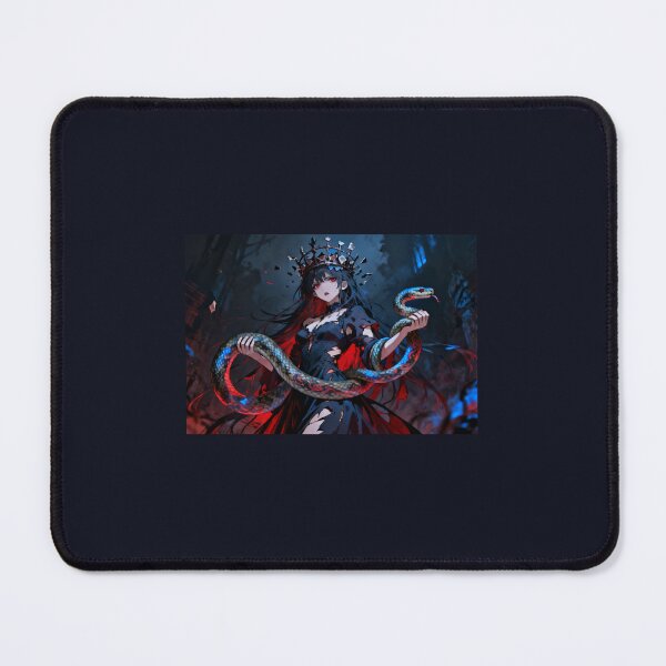 Item preview, Gothic Art Style Anime Girl with Snake designed and sold by AllxN.