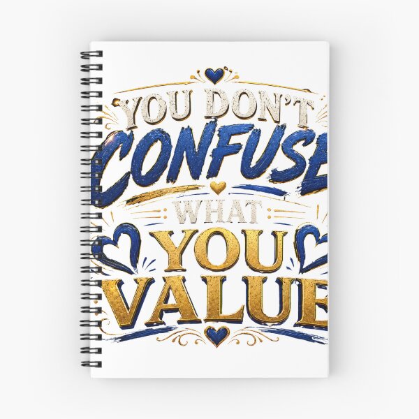 Item preview, You Don’t Confuse What You Value Relationship Quote Shirt designed and sold by JagrDesigns.