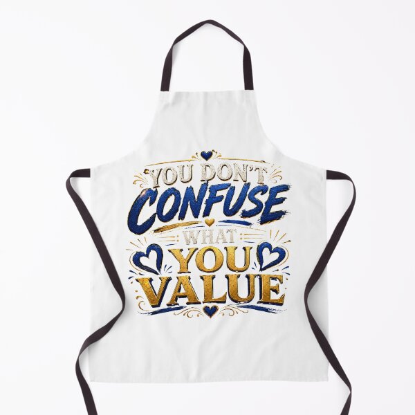 Item preview, You Don’t Confuse What You Value Relationship Quote Shirt designed and sold by JagrDesigns.