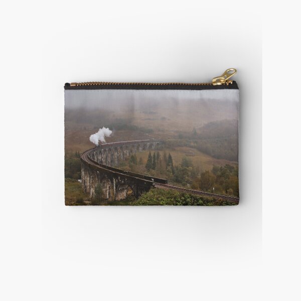 Item preview, Crossing the Valley; Steam Train on Glenfinnan Viaduct, Scottish Highlands designed and sold by Cissa King Photography.