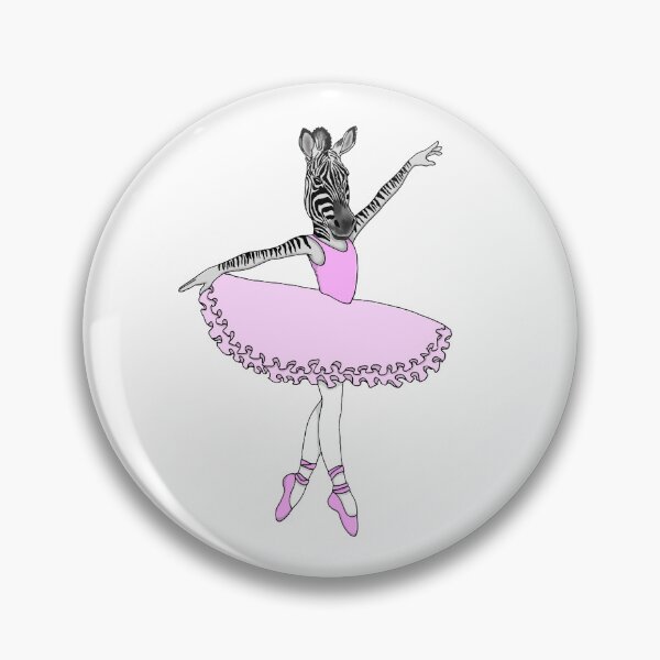 Item preview, Zoe the Ballerina Zebra designed and sold by FancyNotions.