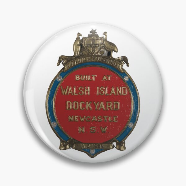 Item preview, Walsh Island Dockyard, Newcastle, NSW locomotive builders plate 1925 designed and sold by Ex-Supermodel.