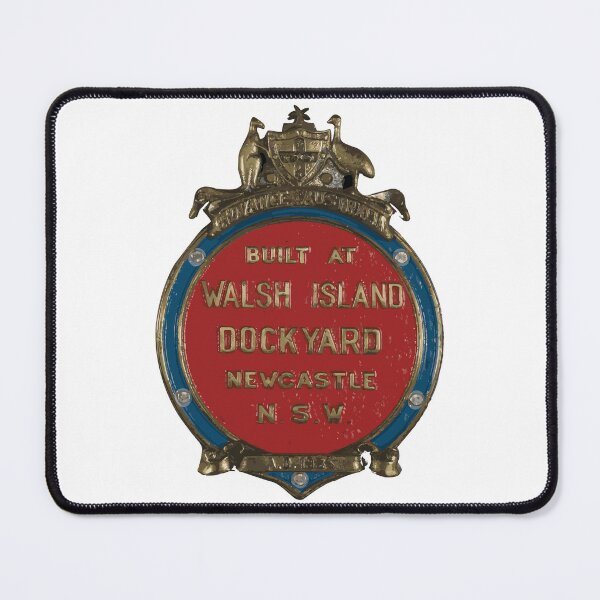 Item preview, Walsh Island Dockyard, Newcastle, NSW locomotive builders plate 1925 designed and sold by Ex-Supermodel.