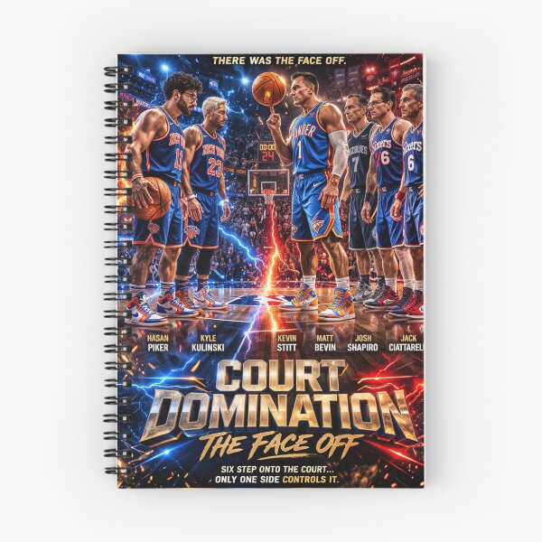 Item preview, Basketball Movie Poster Inspiration: The Face Off, Commentators and Figures designed and sold by Uniqueartai.
