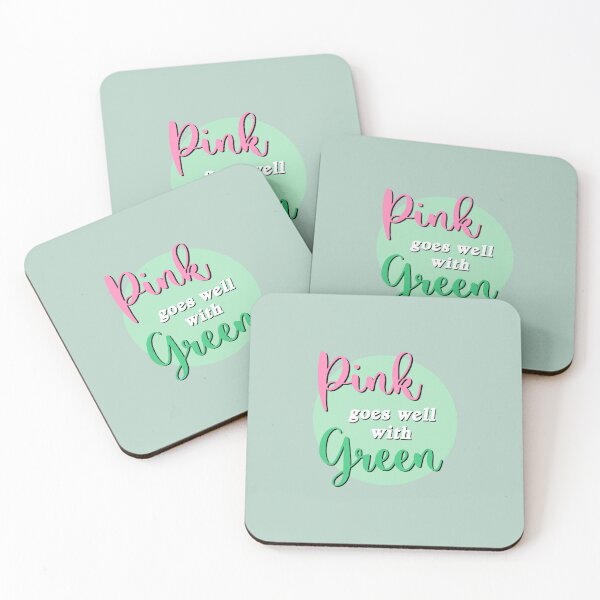 Item preview, pink goes well with green - glinda & elphaba from wicked designed and sold by sunsetseasons.