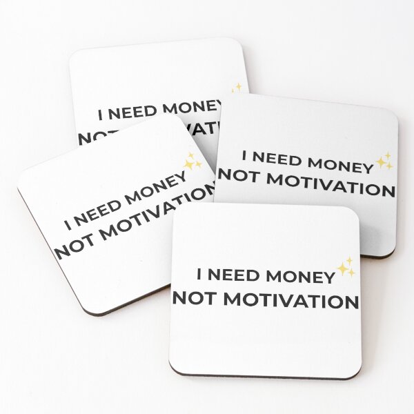 Item preview, Necesito dinero, no motivación. Frase divertida. designed and sold by GossipGaze.