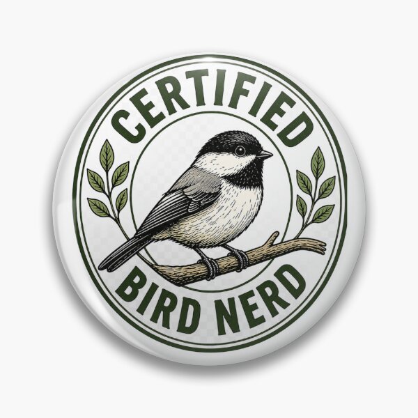 Item preview, Certified Bird Nerd designed and sold by AllTheT.