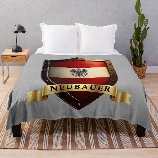 Item preview, Neubauer Austria Surname Crest Shield designed and sold by Highlandkings.