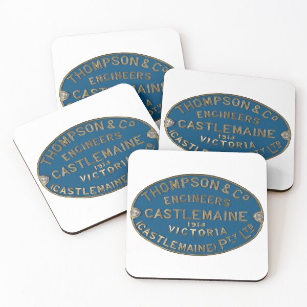 Item preview, Thompson & Co. Castlemaine, Victoria locomotive builders plate 1914 designed and sold by Ex-Supermodel.