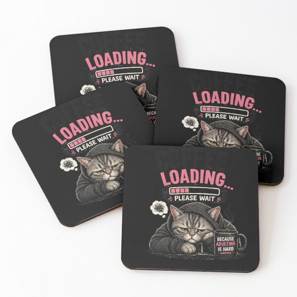 Item preview, Loading… Please Wait Cat – Funny Tired Cat Meme Design designed and sold by Cat loco.