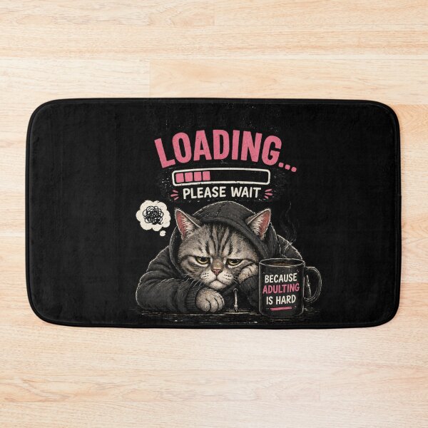 Item preview, Loading… Please Wait Cat – Funny Tired Cat Meme Design designed and sold by Cat loco.