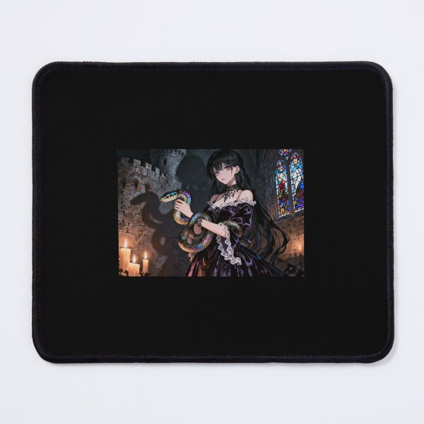Item preview, Gothic Art Style Anime Girl with Snake designed and sold by AllxN.