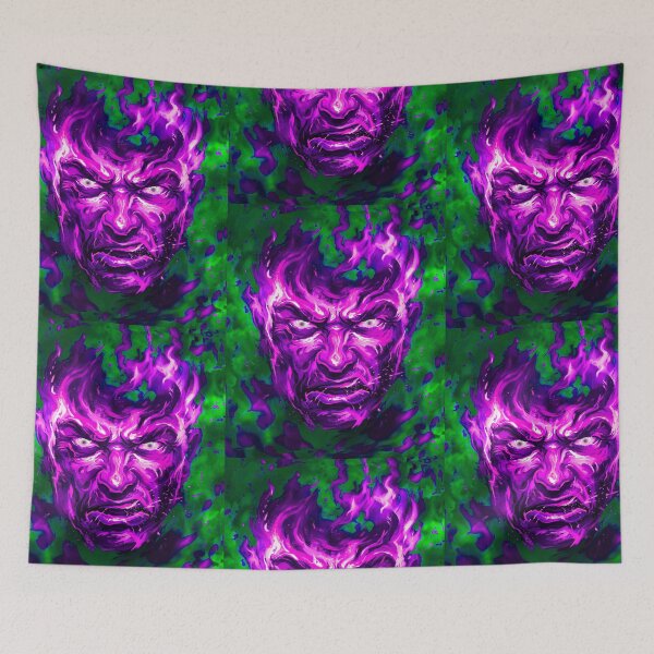 Item preview, PURPLE FLAME HEAD designed and sold by 500 TON.