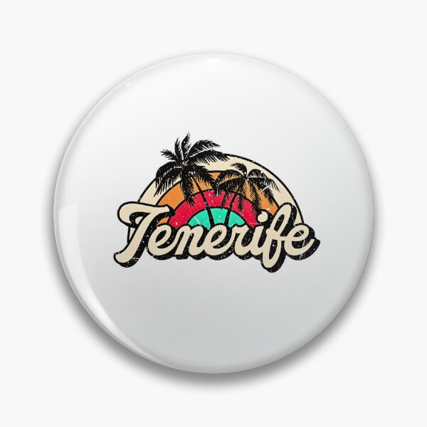 Item preview, Tenerife Spain Vintage Retro Design – Sunset, Waves & Teide  designed and sold by FerminVigo.