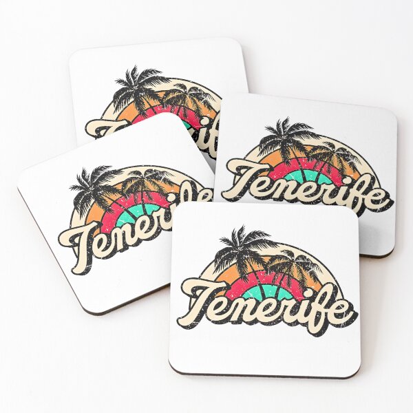 Item preview, Tenerife Spain Vintage Retro Design – Sunset, Waves & Teide  designed and sold by FerminVigo.