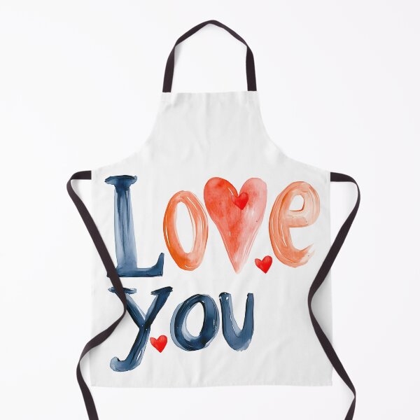 Item preview, Hand-Painted Watercolor Love You Romantic Typography designed and sold by DesignArtist.ia.