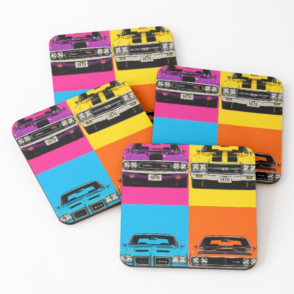 Item preview, Pop Art Muscle Cars designed and sold by MarkColeImaging.