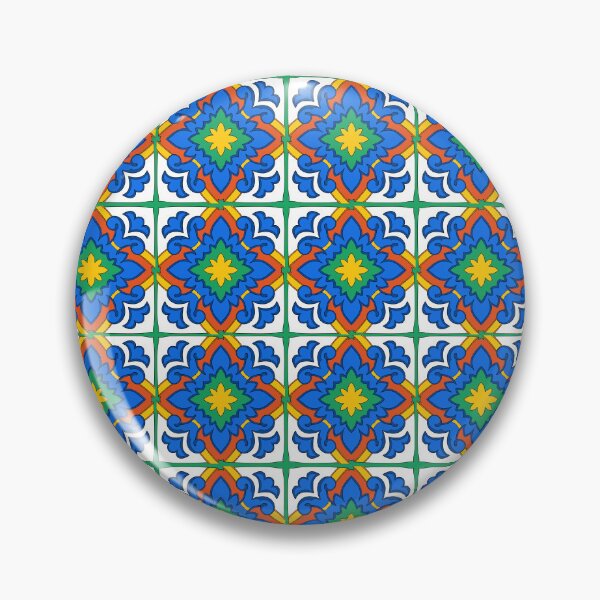 Item preview, Mediterranean Colorful Tiles designed and sold by elenabdesigns.
