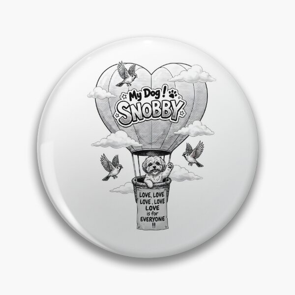 Item preview, My Dog ! Snobby : Love - Balloon designed and sold by Capo Terra.