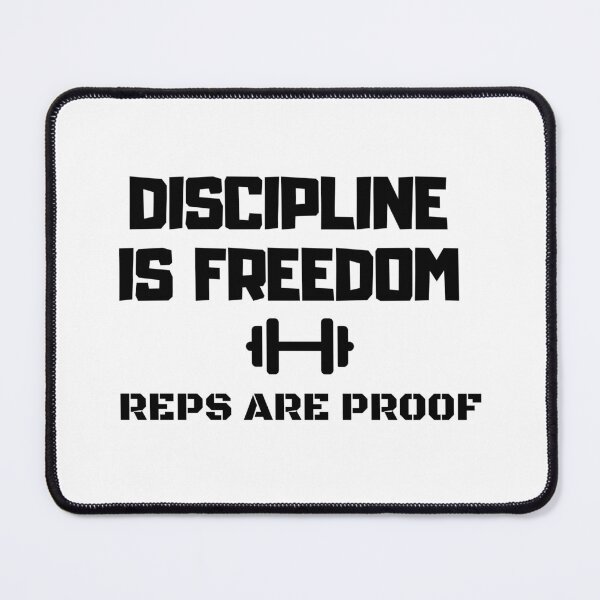 Item preview, Discipline is freedom. Reps are proof. designed and sold by MaciejErdon.
