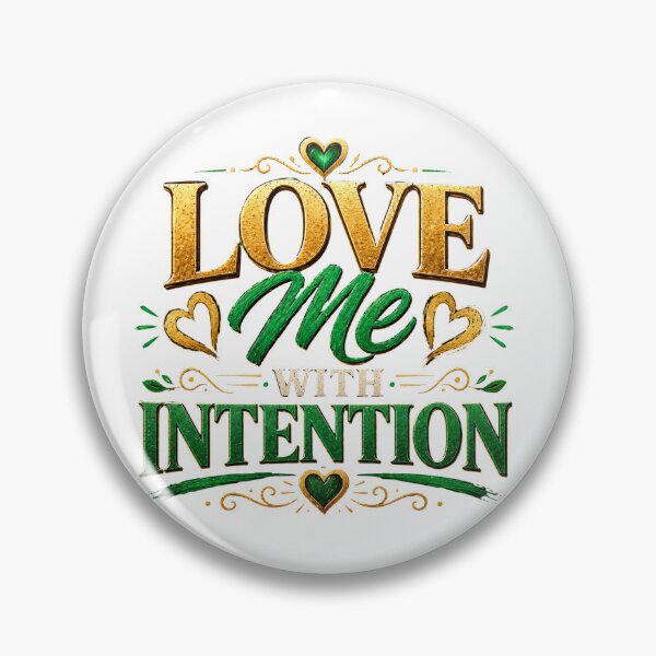 Item preview, Love Me With Intention Relationship Quote Shirt designed and sold by JagrDesigns.