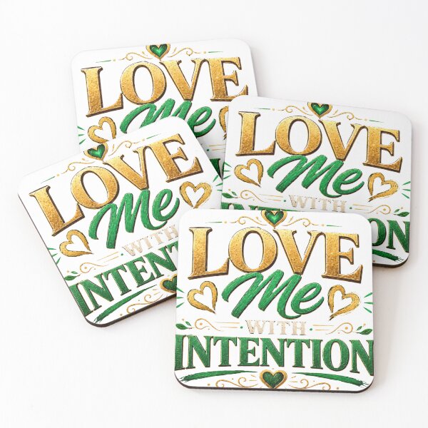 Item preview, Love Me With Intention Relationship Quote Shirt designed and sold by JagrDesigns.