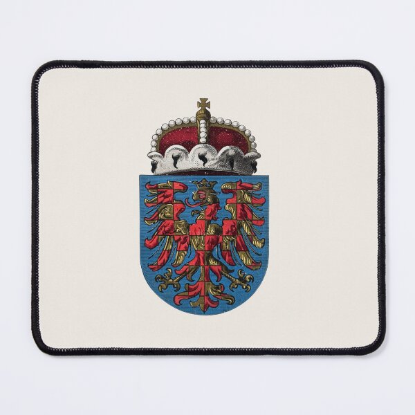 Item preview, Coat of Arms Margraviate of Moravia — Checkered Eagle Habsburg Crown Land designed and sold by BestVarieties.
