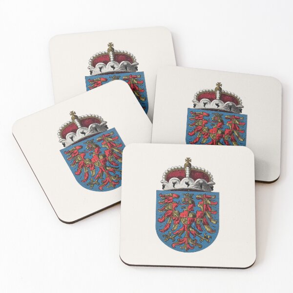 Item preview, Coat of Arms Margraviate of Moravia — Checkered Eagle Habsburg Crown Land designed and sold by BestVarieties.