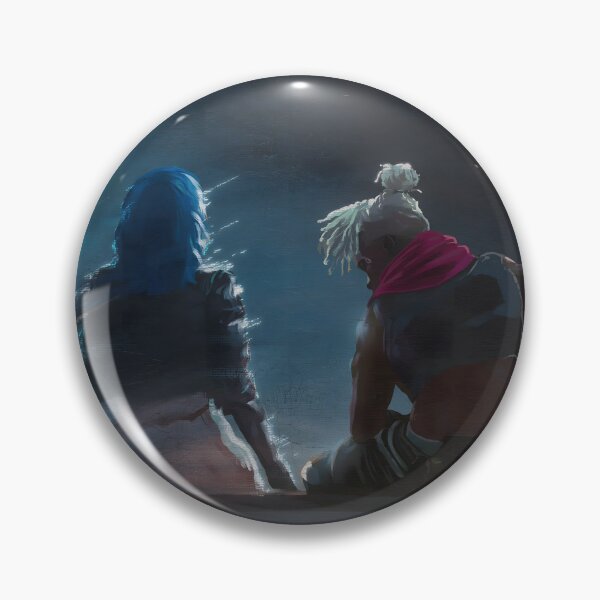 Item preview, Arcane Jinx and Ekko in Love Poster, Maybe in Another Life, Digital Prints, Modern Art, Cosmic Art designed and sold by Kubilay-Digital.